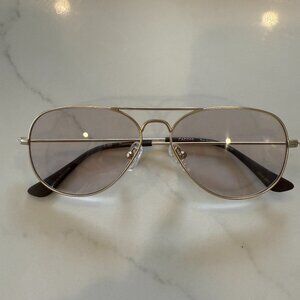 Caddis Gold Aviator Sunglasses